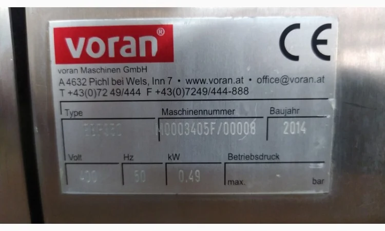 Стрічковий прес для соку VORAN EBP350 - фото № 1