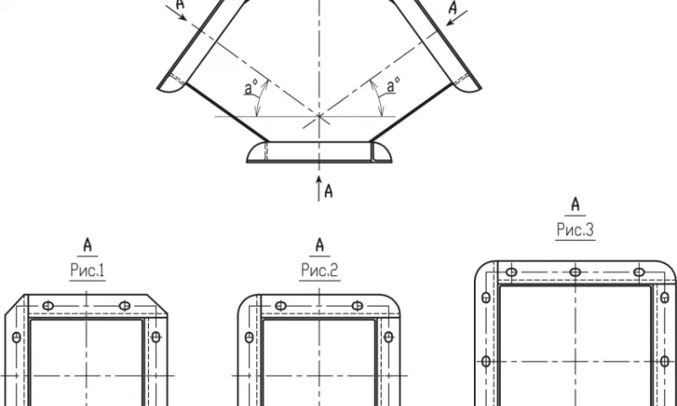 Ввод симметричный квадратный СВС 300 наличие - фото № 1