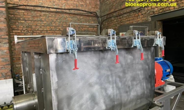 Змішувач стрічковий горизонтальний промисловий харчовий 300 літрів - фото № 7