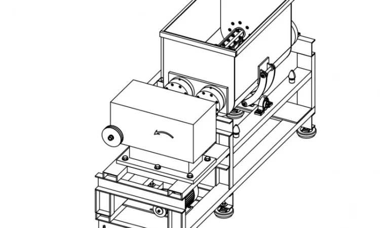 Промышленный миксер для пищевых густых продуктов 350 литров - фото № 6