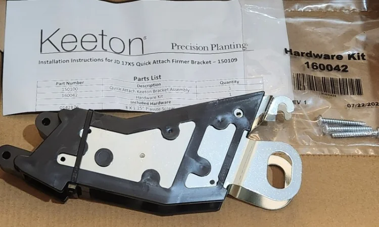 Кріплення хвостовика притискача 150109 precision planting keeton на сівалки john deere - фото № 1