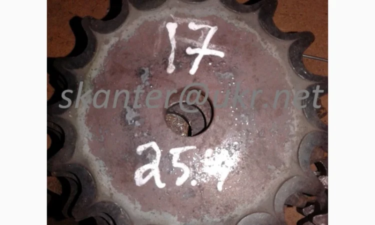 Зірочка звездочка крок t= 25.4 зуб=17 - фото № 1