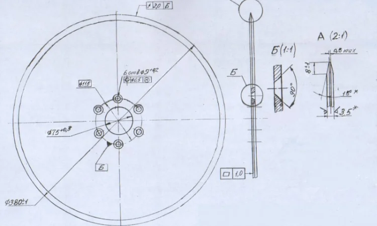 Диск сеялки Semeato, диск сошника сеялки Semeato, семеато диск сеялки купить в Украине - фото № 2