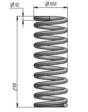 Пружина за Вашим замовленням (товщ.прутка від 0, 5мм. до 28мм.) - фото № 15