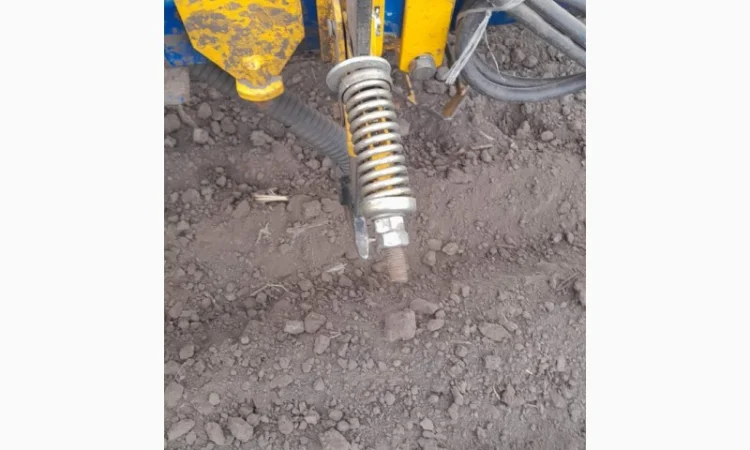 Амортизатор тукового сошника СТВТ в сборе, пружина, стержень, з/ч Тодак - фото № 1