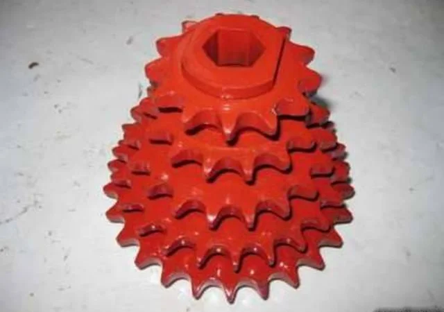 Блок звездочек СУПА 00.1230 звездочек (5 звез., t=15, 875) механизма передач СЗ, СУПН, УПС - фото № 1