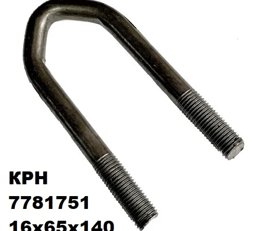 Велика скоба тримача КРН - 16х65х140 - фото № 1