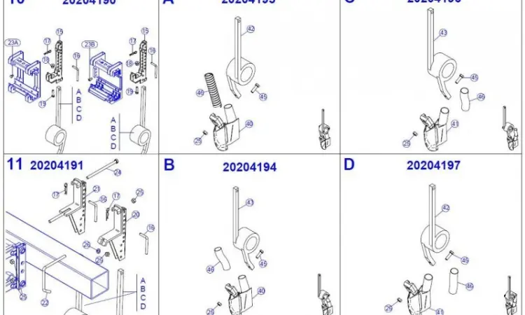 Запчасти Матермак сошник внесение удобрений сеялка МС 4100 - фото № 1