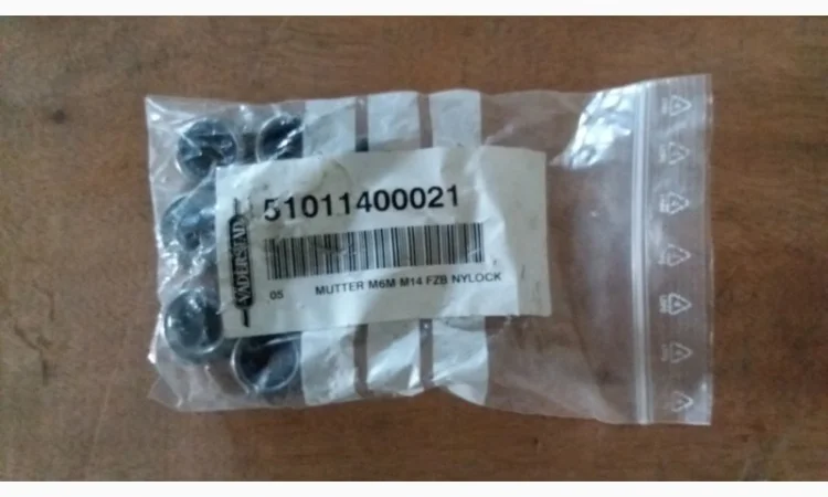 51011400021 Гайка металева Vaderstad оригінал - фото № 1