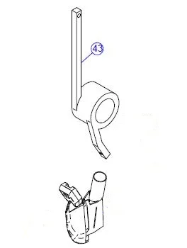 50302029 Стойка анкерного сошника левая сеялки МатерМак - фото № 1