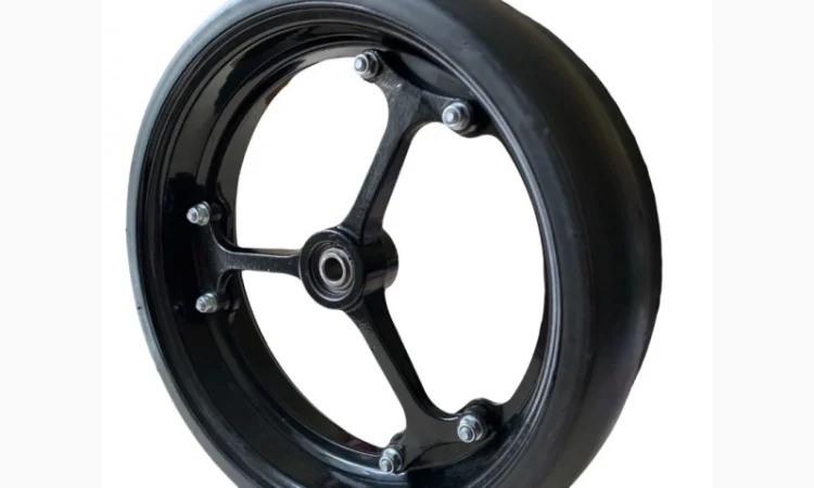 Колесо глибини з спицевою чавунною маточиною 4, 5"х16"(115х406 мм) - фото № 1