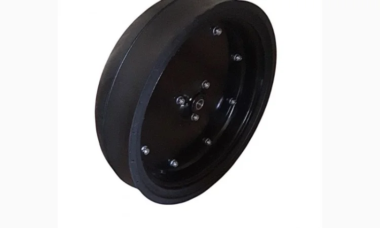 Колесо глибини 4, 5"x16" (115х406 мм) в зборі (диски метал+пластик) - фото № 2