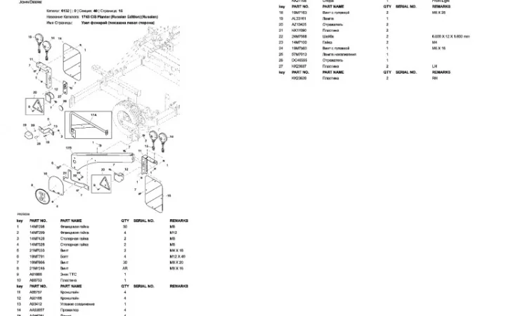 Каталог запчастей Джон Дир 1745 - John Deere 1745 на русском языке в печатном виде - фото № 2