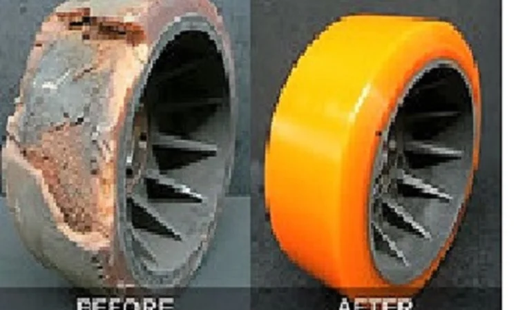 Продам вироби з поліуретану, в т.ч. колеса ролики, заспокоювачі потока, ущільнення - фото № 2