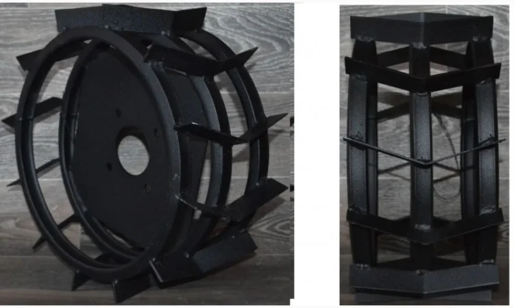 Продам грунтозацепы к мотоблоку (железные колёса) 380 мм - фото № 1