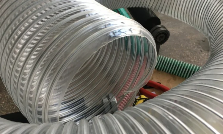 Рукав полиуретановый, PU для тырсы, зерна, пыли - фото № 1