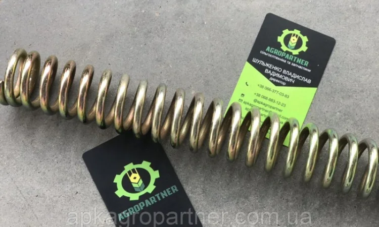 Пружина амортизатора сеялки СЗ усиленная (d=6) АСТРА, ASTRA - фото № 2