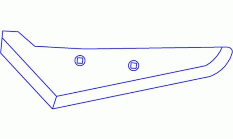 Лемех копателя Holmer, нож Holmer - фото № 1