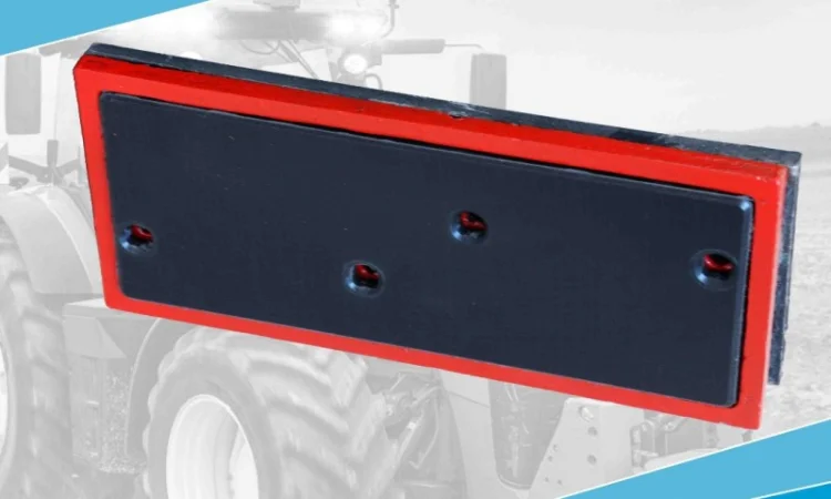 Усиленная полевая доска плуга ПЛН 3-35 (5-35) со вставкой из Текрон - фото № 1