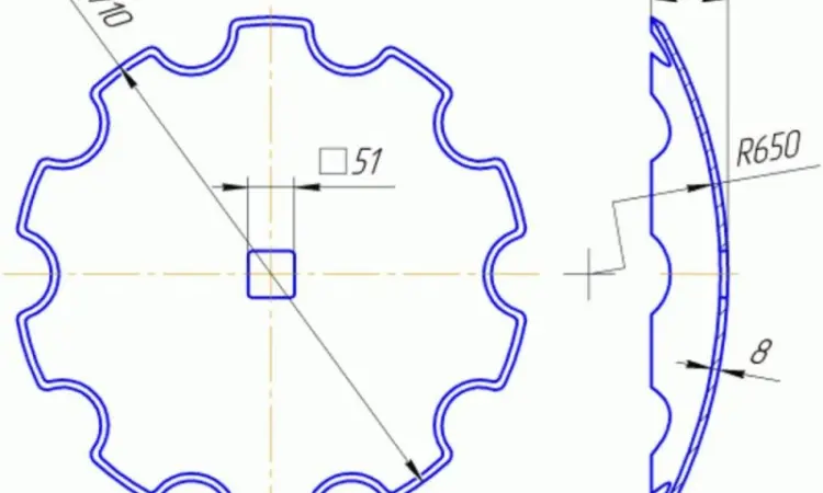 Продам диск бороны БДВПА Лада - фото № 2
