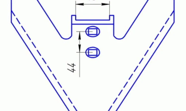 КПС ПМ Восход. Продам лапу культиваторную, шир.240-330мм. (сталь 65Г, калёная) - фото № 1