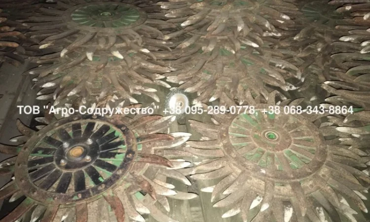 Колеса (Ежи) на Борону ротационную Джон Дир John Deere 400 оригинал - фото № 3