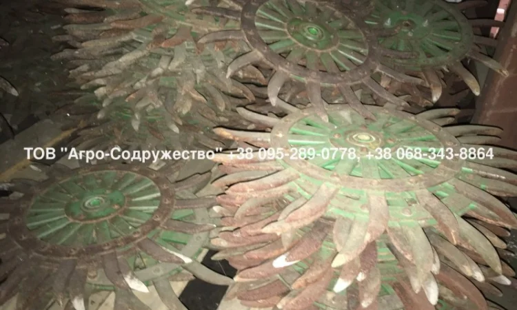 Колеса (Ежи) на Борону ротационную Джон Дир John Deere 400 оригинал - фото № 5