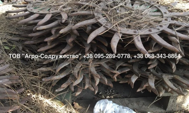 Колеса (Ежи) на Борону ротационную Джон Дир John Deere 400 оригинал - фото № 8