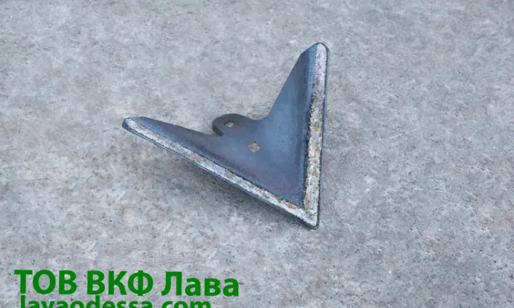 Лапа культиватора КПС 5.3 (220 мм) наплавлена Одеська геометрія - фото № 3