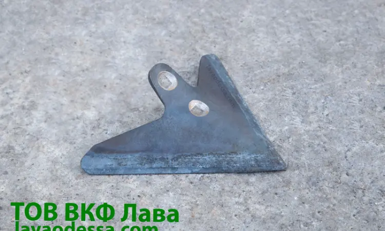 Лапа культиватора КПС 5.3 (220 мм) наплавлена Одеська геометрія - фото № 4