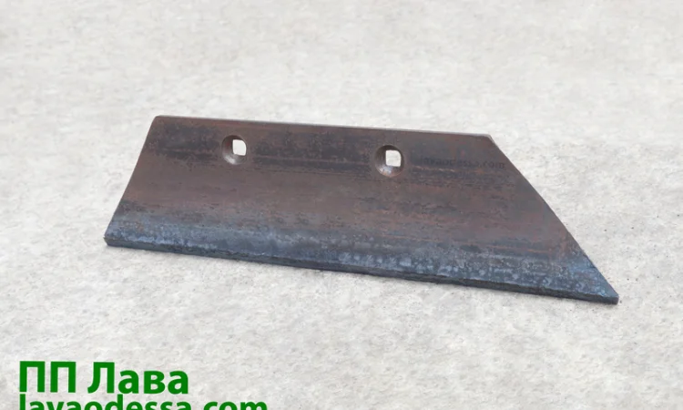Леміш ПЯШ 02.100 верхній ярус (Лист 10мм сталь45) наплавлений - фото № 3
