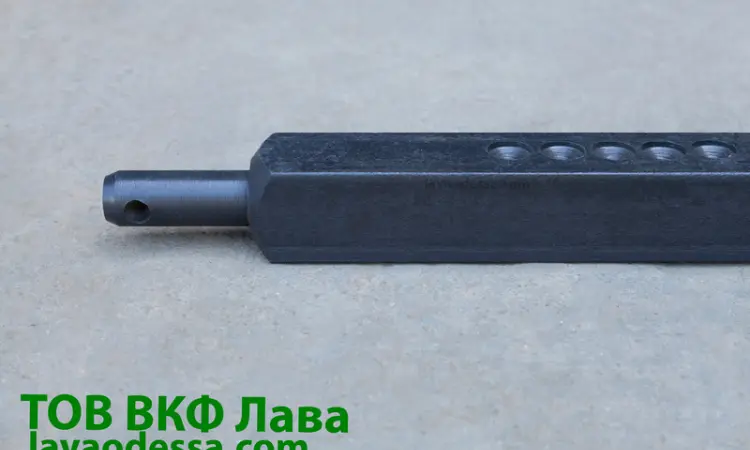 Вісь плуга ПНБ 04.621 L=1100мм Квадрат 60х60 - фото № 3