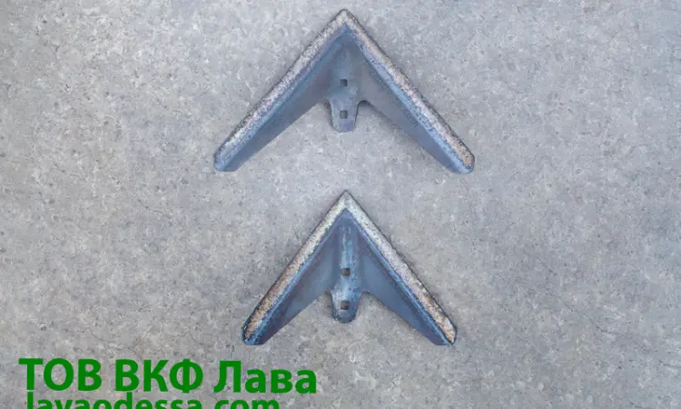 Лапа культиватора КПС 5.4 (270 мм) наплавлена Одеська геометрія - фото № 5