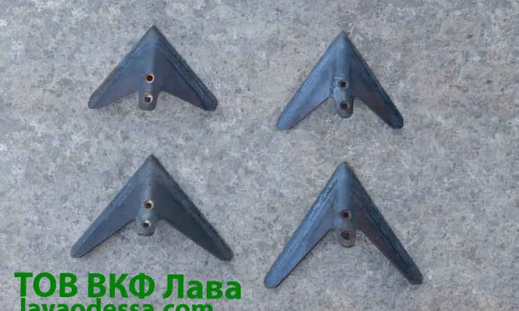 Лапа культиватора КПС 5.4 (270 мм) наплавлена Одеська геометрія - фото № 7