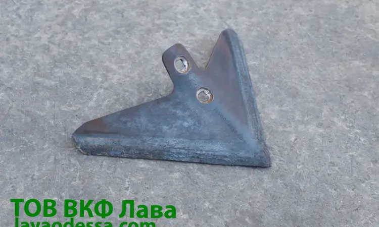 Лапа культиватора КПС (270 мм) наплавлена Шепетівська геометрія - фото № 3