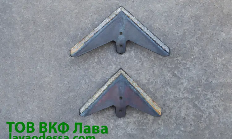 Лапа культиватора КПС (270 мм) наплавлена Шепетівська геометрія - фото № 5