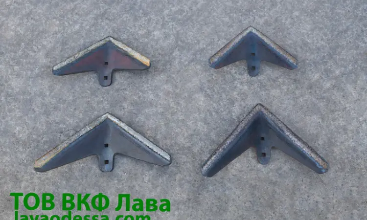 Лапа культиватора КПС (270 мм) наплавлена Шепетівська геометрія - фото № 7