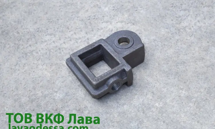 Кронштейн на плуг ПЛН 01.317 правий литий по випалюваній моделі - фото № 3