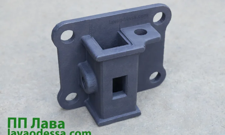 Державка колеса ПНУ 06.328 (під стійку з квадрата 40х40) 3-35 з кутознімом - фото № 4