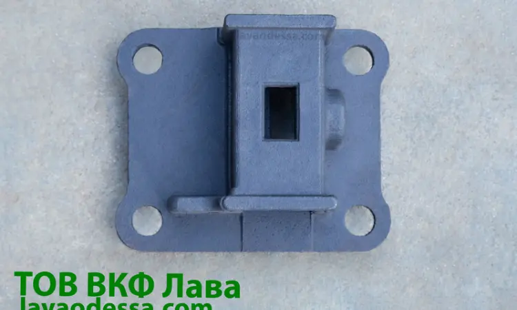 Державка колеса ПНУ 06.328 (під стійку з квадрата 40х40) 3-35 з кутознімом - фото № 1