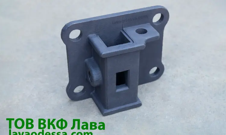 Державка колеса ПНУ 06.328 (під стійку з квадрата 40х40) 3-35 з кутознімом - фото № 4