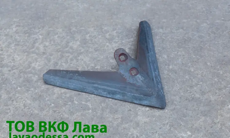 Лапа культиватора КПС 5.5 (330 мм) наплавлена Одеська геометрія - фото № 3