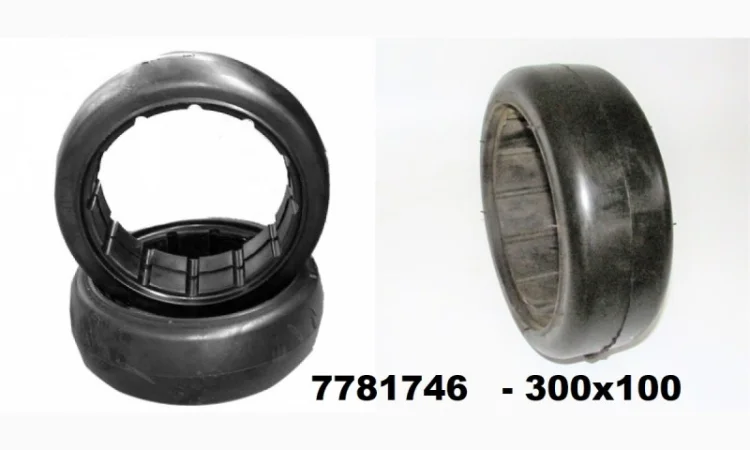 Бандаж секції КРН (шина колеса, що прикочує 300х100) - фото № 1