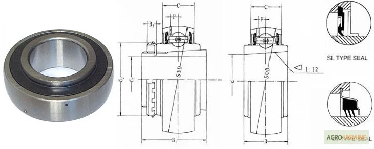 Продам подшипники uk. серии - фото № 1