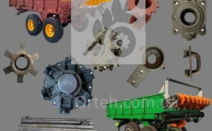 Запчастини до розкидачів добрив ПРТ, РОУ, РМГ, РММ, МВУ та ін - фото № 1