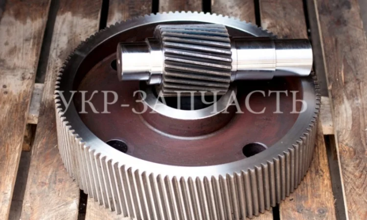 Комплект вал-шестерня и колесо М4 ОГМ 1, 5 - фото № 1