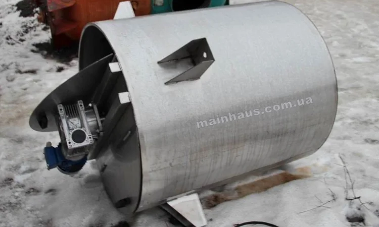 Мешалка рамная емкость из нержавейки 630л. миксер смеситель - фото № 11