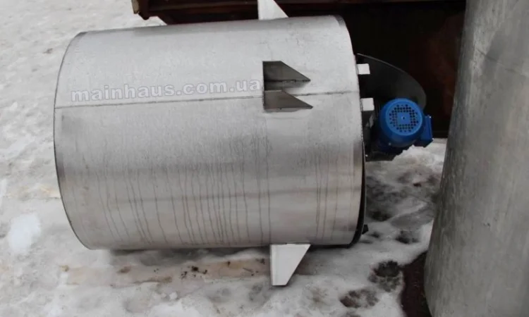 Мешалка рамная емкость из нержавейки 630л. миксер смеситель - фото № 4