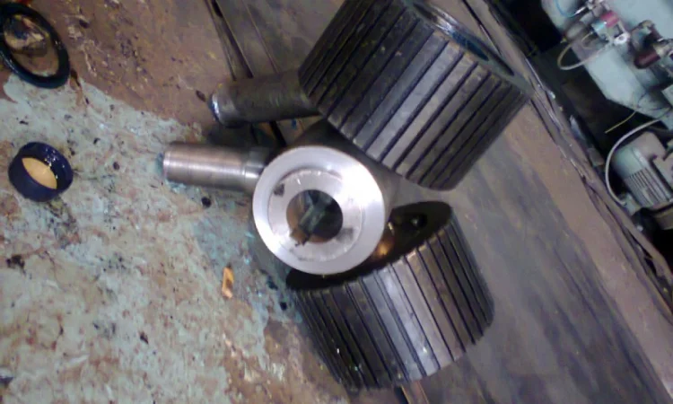 Ролики прессующие в сборе, плоские матрицы, центральные валы - фото № 7