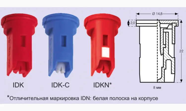 Распылитель инжекторный IDK фирмы Lechler (Германия) - фото № 4